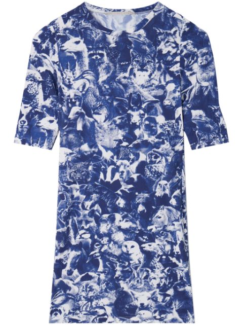 Stella McCartney Animal Forest-print minidress Women