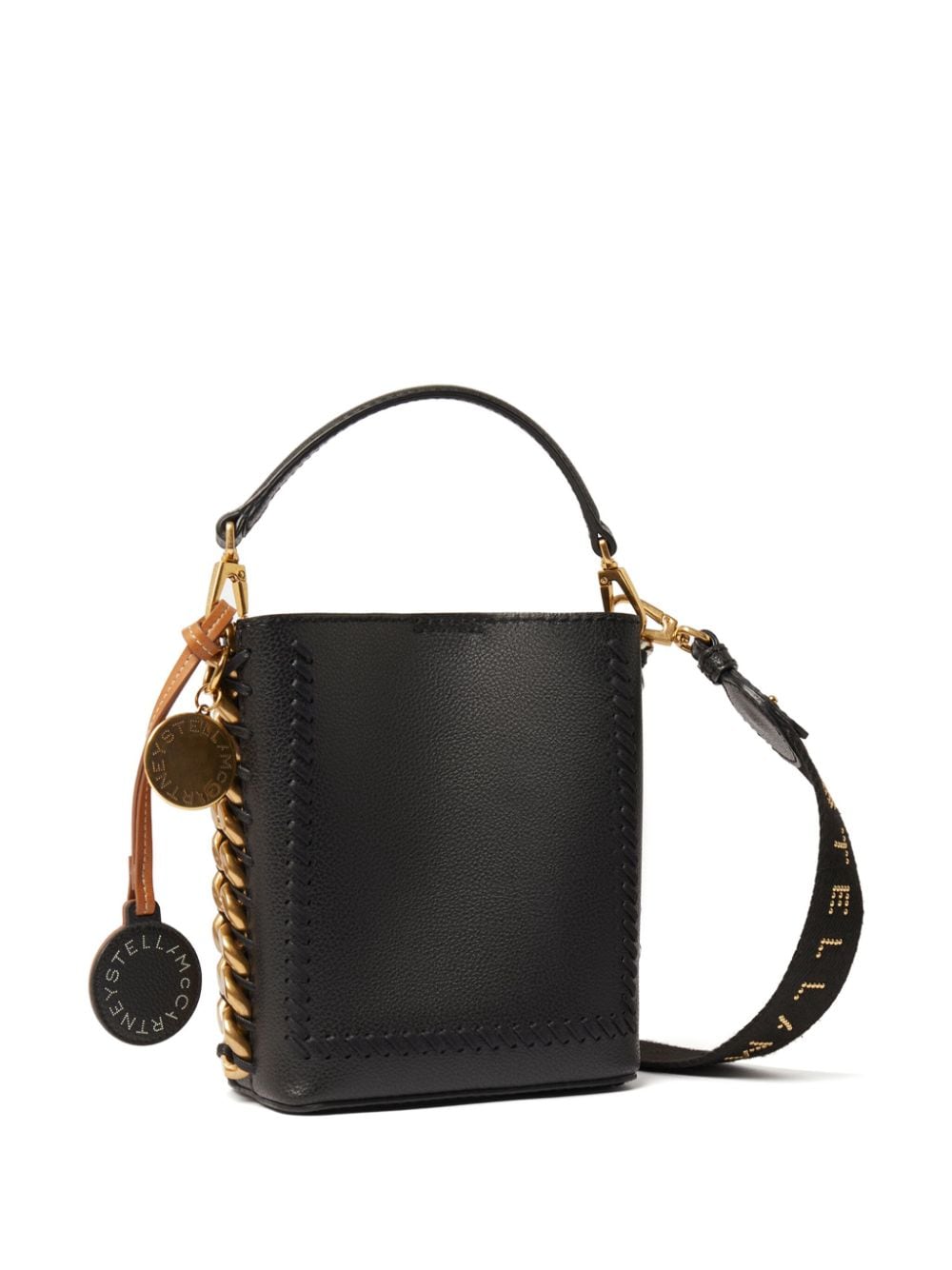 Stella McCartney Frayme MIRUM mini bucket-tas Zwart