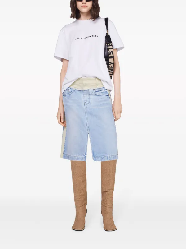 Stella McCartney オーバーサイズ Tシャツ | ニュートラル | FARFETCH JP