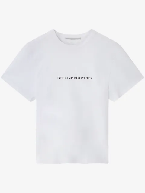 Stella McCartney logo oversized cotton T-shirt