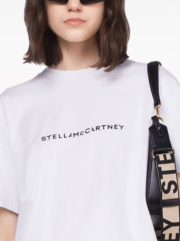 Stella McCartney T-shirt Stella Iconics Con Stampa Toni Neutri