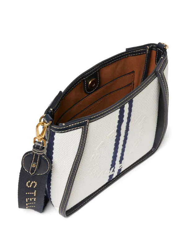 Stella McCartney Logo Ryder Shoulder Bag White FARFETCH OM