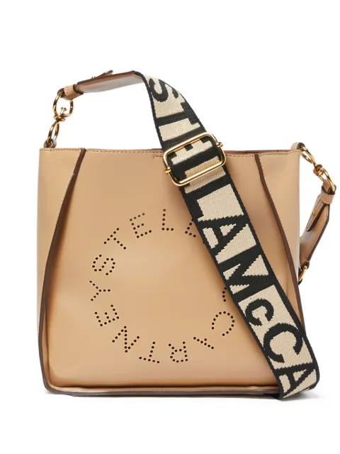 Stella McCartney perforated-logo shoulder bag