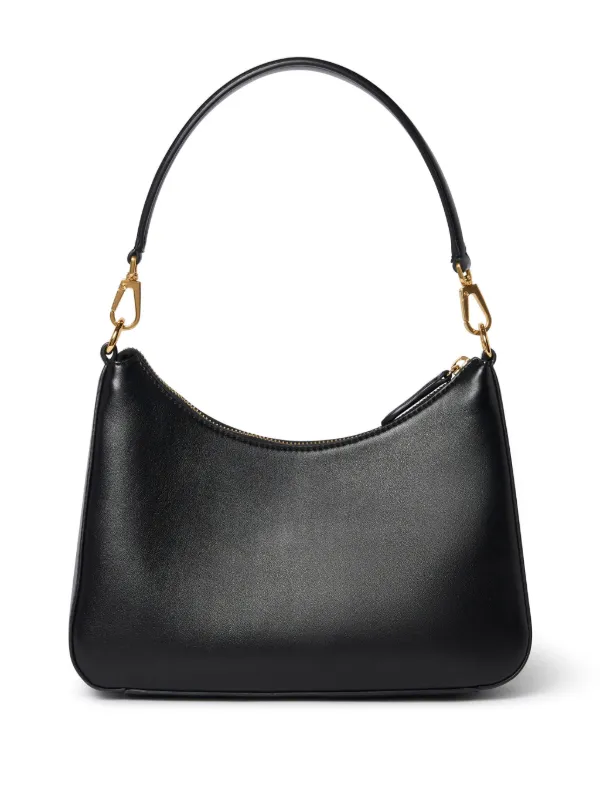 Stella McCartney Small Logo Shoulder Bag | Black | FARFETCH