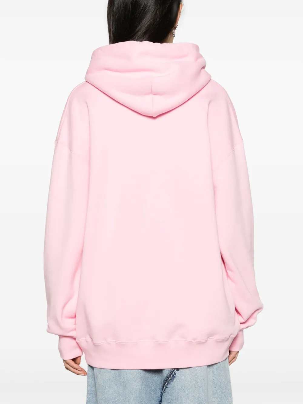 MOSCHINO JEANS Hoodie met logoprint Roze