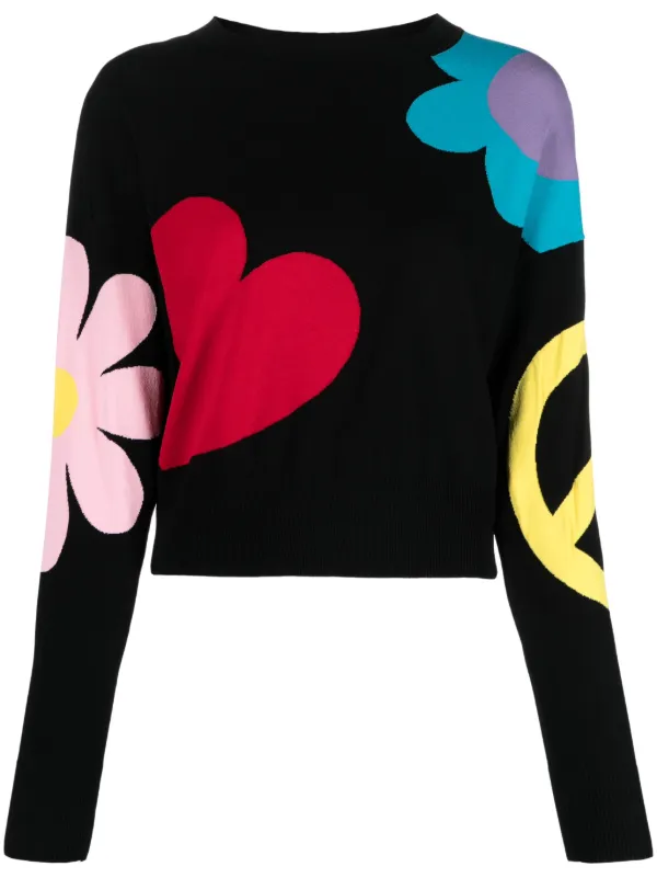 Moschino discount heart sweater