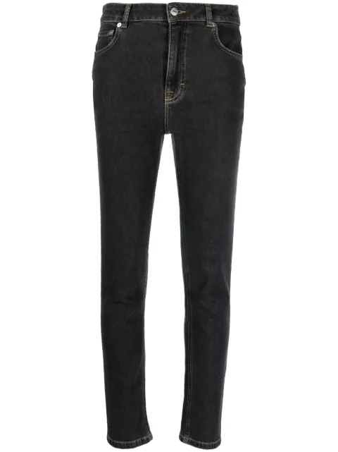 MOSCHINO JEANS skinny jeans con tiro alto