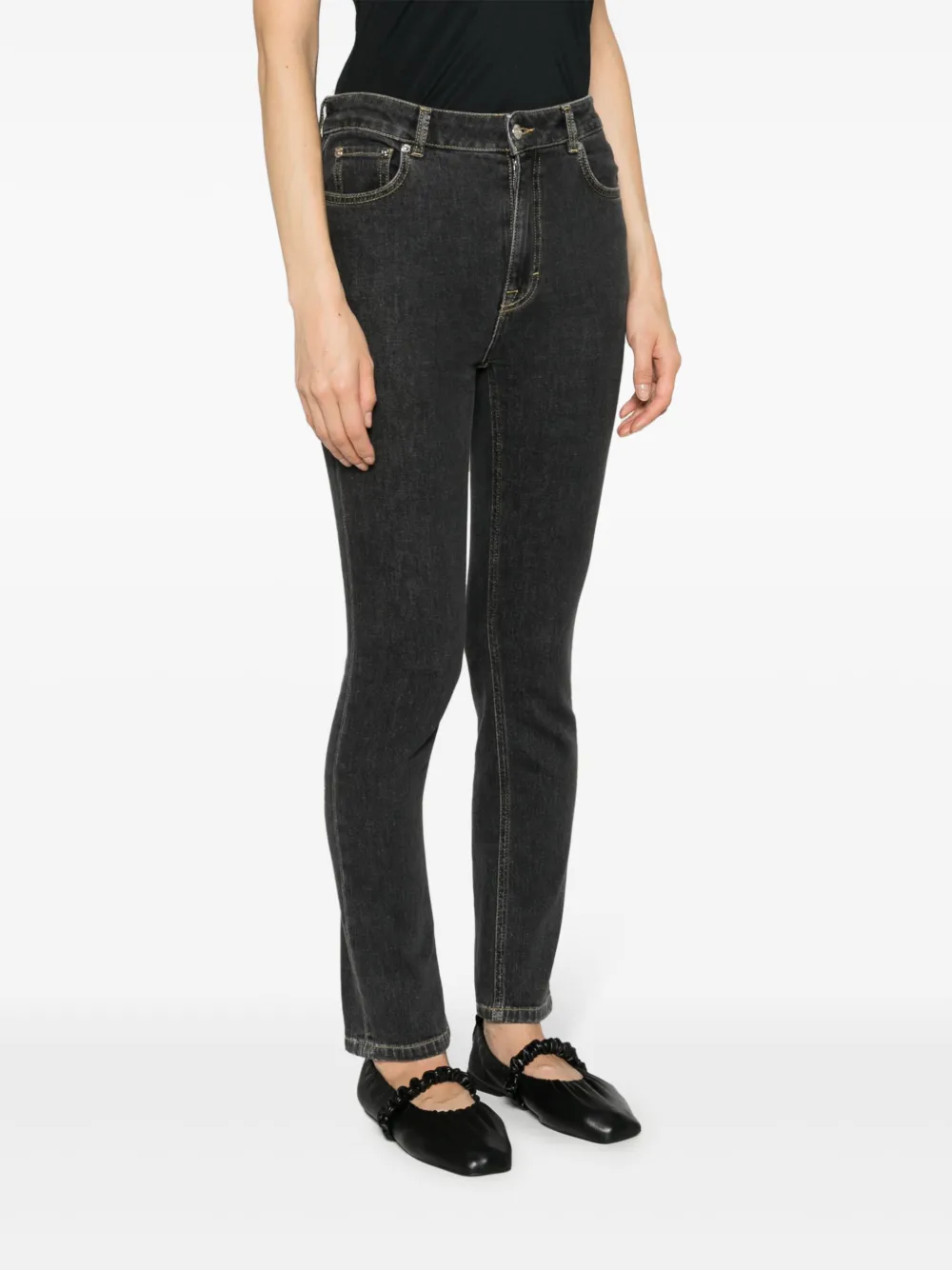MOSCHINO JEANS Jeans skinny a vita alta | Denim | Image 3