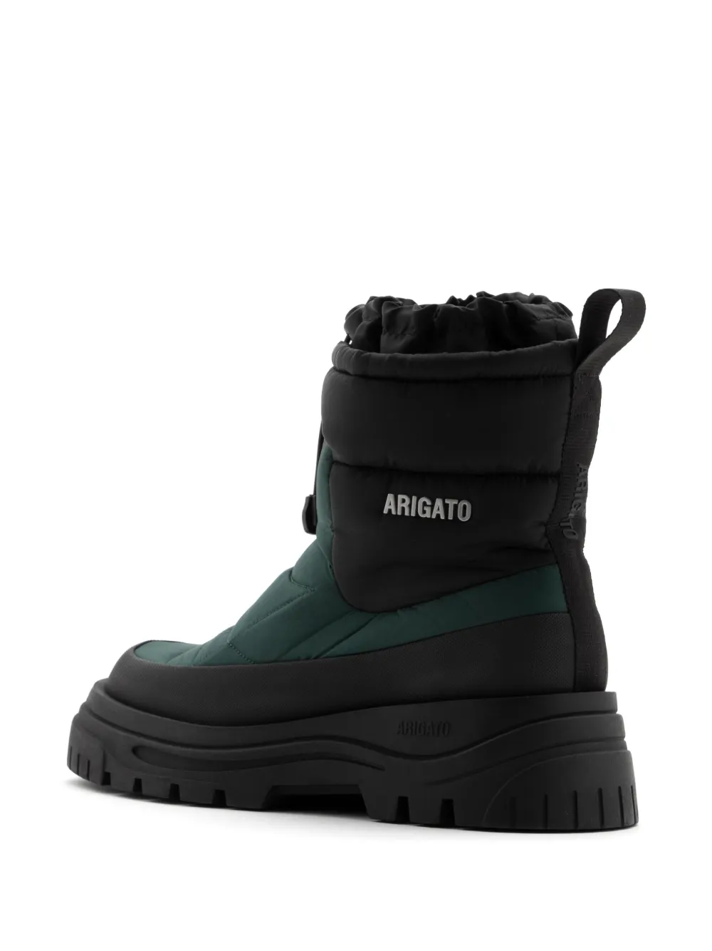 Shop Axel Arigato Blyde Puffer Boots In Green