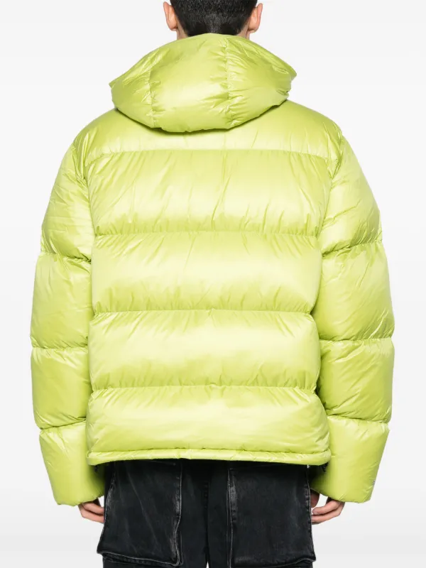 Green Puffer Jackets & Vests