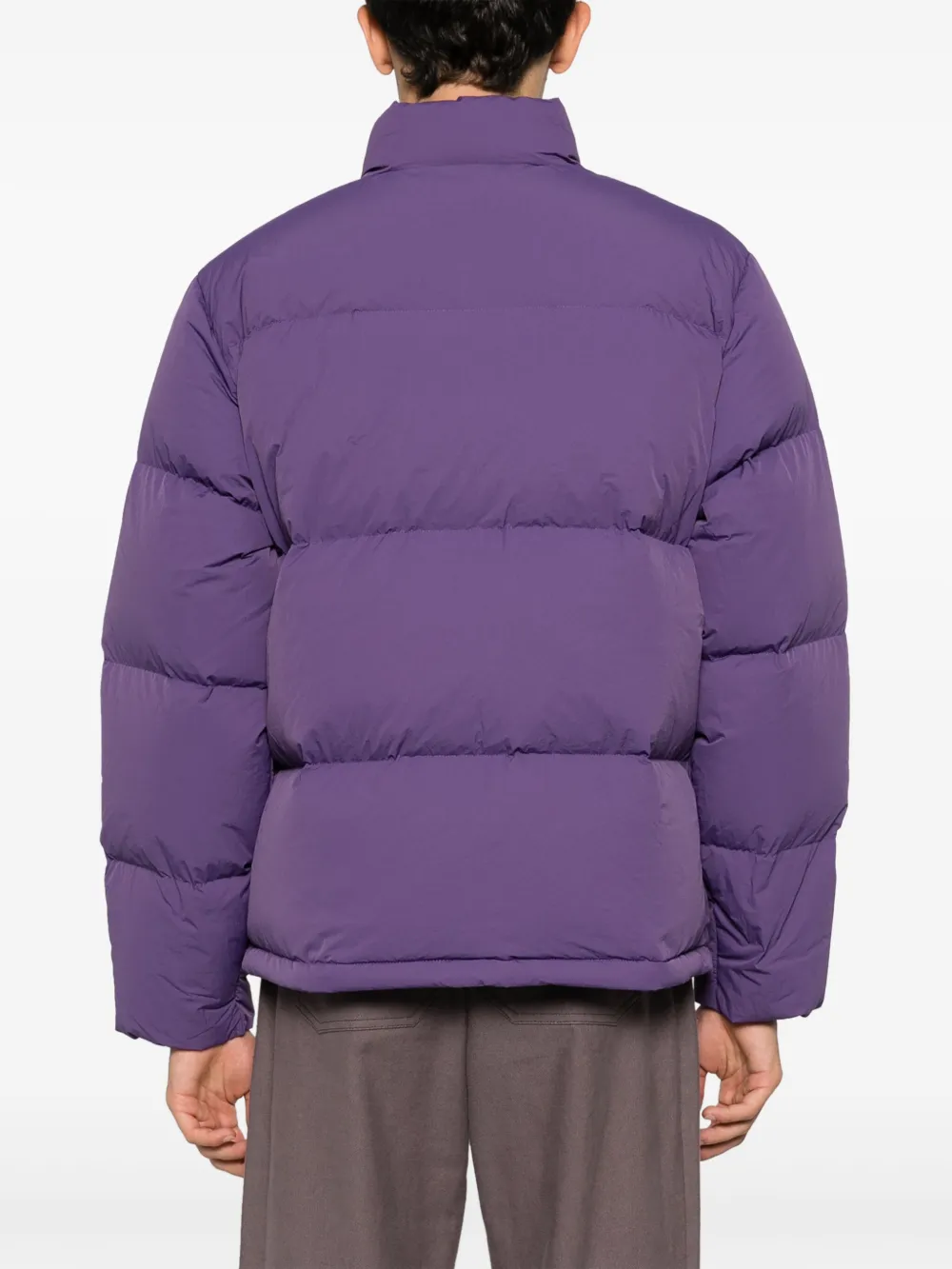 St ssy logo embroidered Puffer Jacket Farfetch