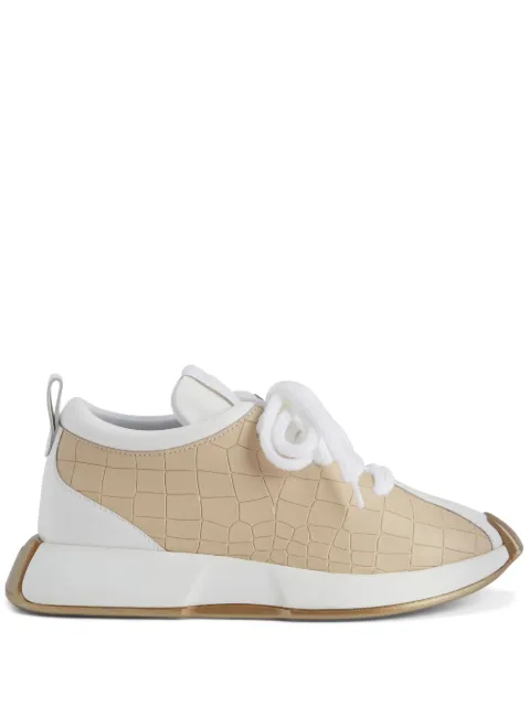 Giuseppe Zanotti Ferox crocodile-print sneakers