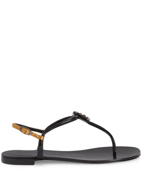 Giuseppe Zanotti sandalias Noussa con apliques de flor