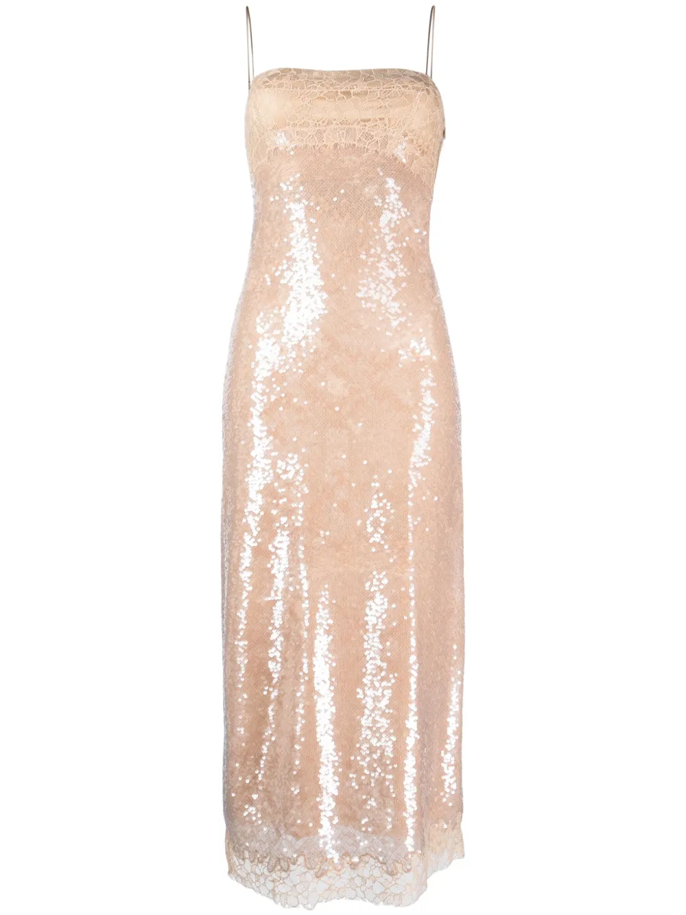 Simkhai Valentina sequin-embellished dress - Toni neutri