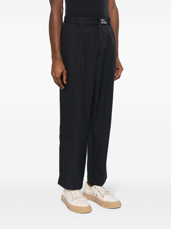 WTAPS logo-appliqué straight-leg Trousers - Farfetch