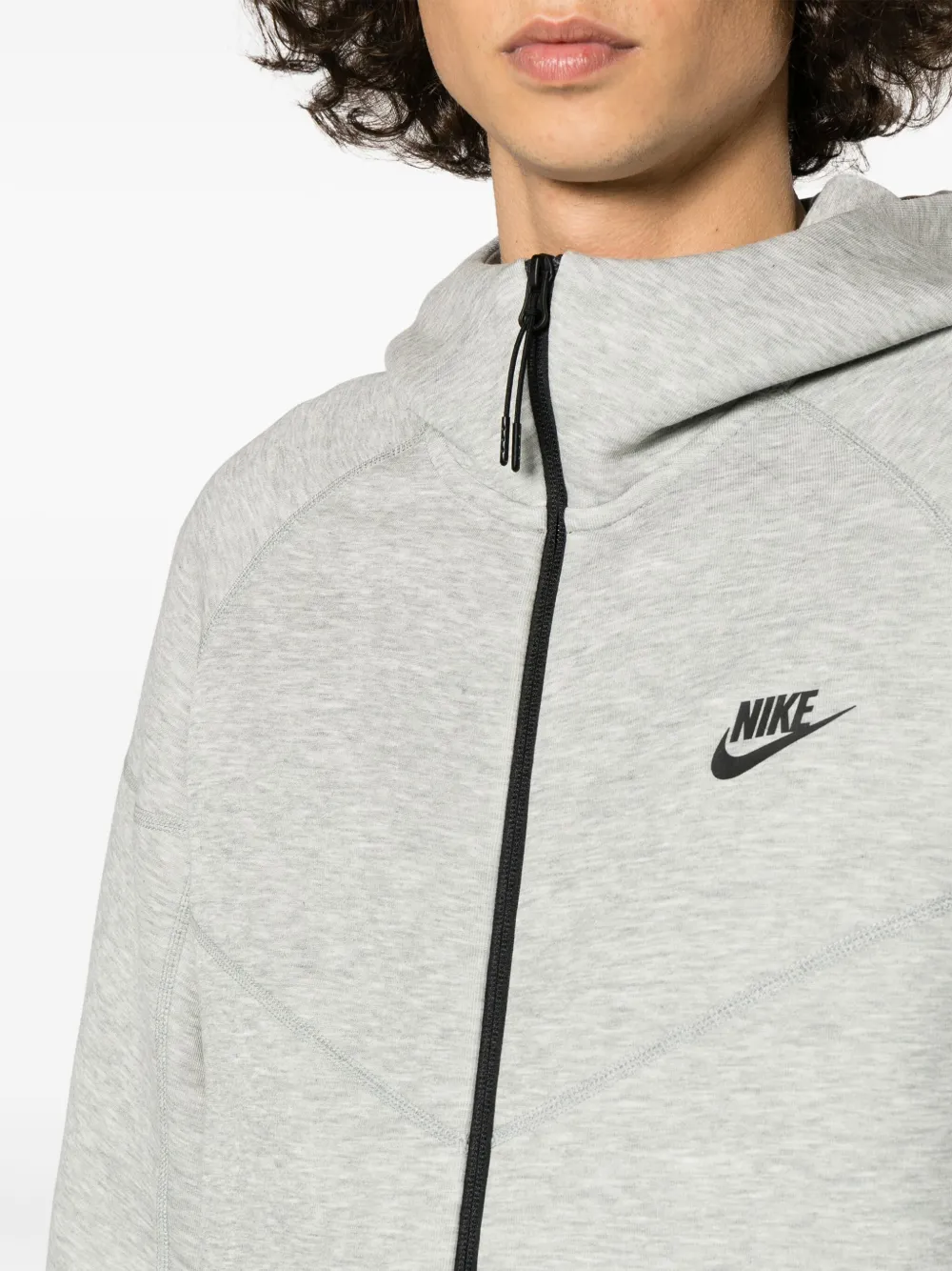 Nike Hoodie van fleece-jersey Grijs