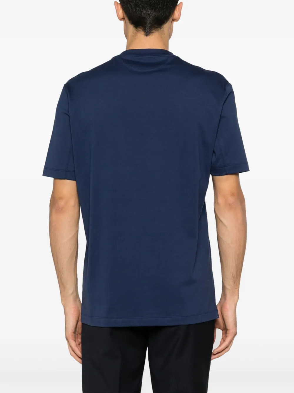 Brunello Cucinelli T-shirt met tekst Blauw