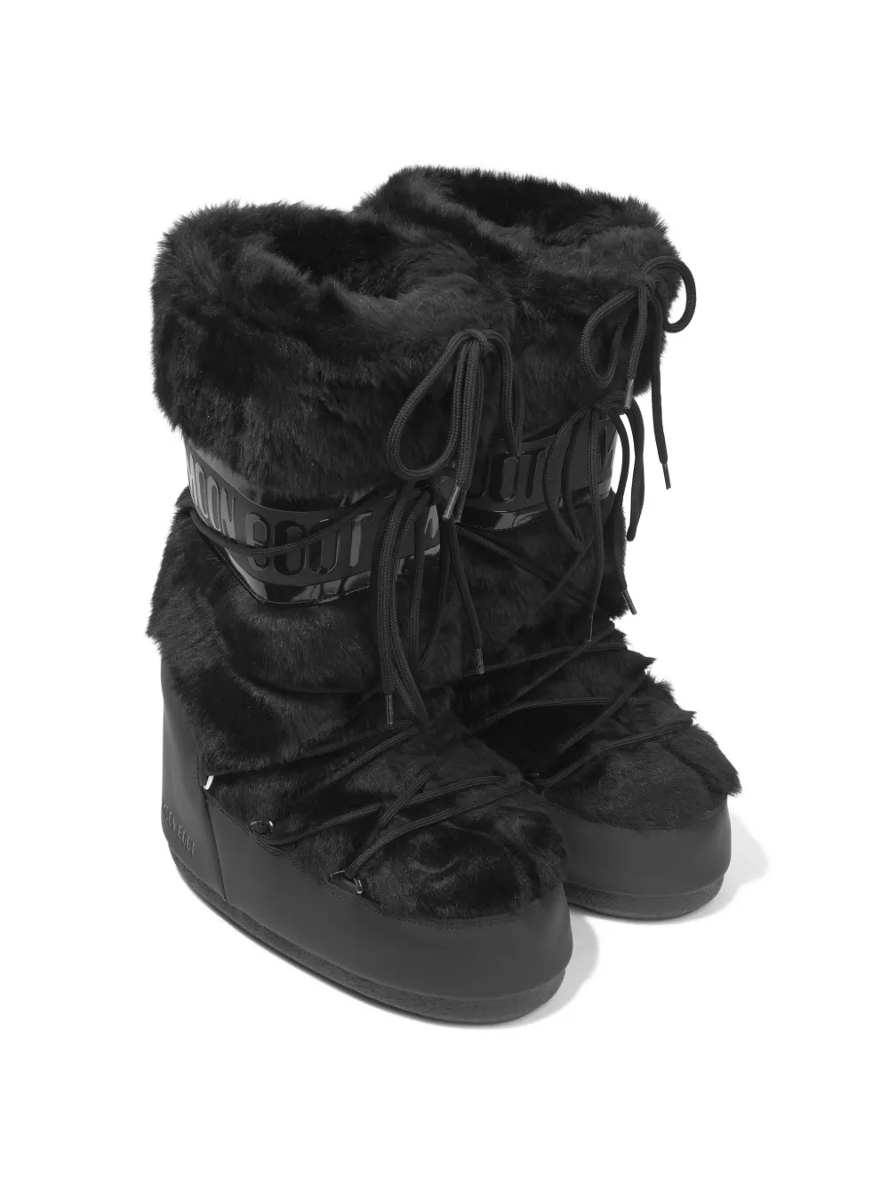 Moon Boot Kids Bota Para Neve Icon Com Pelos Farfetch
