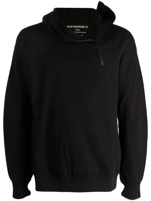 Maharishi long-sleeve organic cotton hoodie
