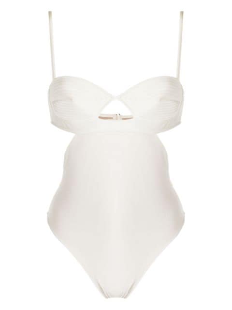 Adriana Degreas sweetheart-neck cut-out swimsuit 