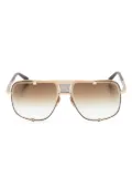 Dita Eyewear Mach Five pilot-frame sunglasses - Gold