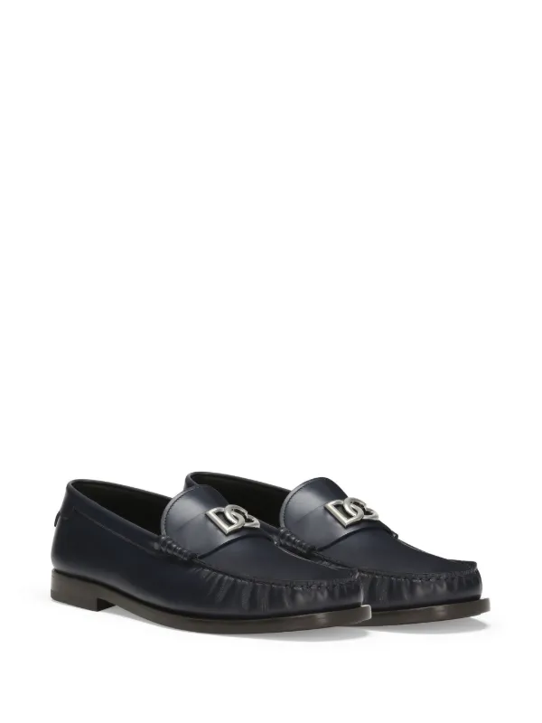 Dolce & Gabbana 青 ローファー Nubuck loafers in Blue for Men | Dolce&Gabbana® US