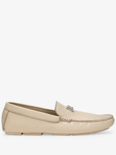 Dolce & Gabbana Loafer mit Logo-Schild