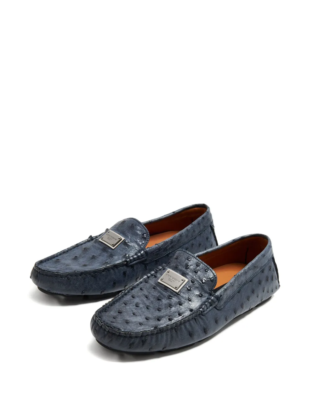 Dolce & Gabbana ostrich-leather loafers | Image 2