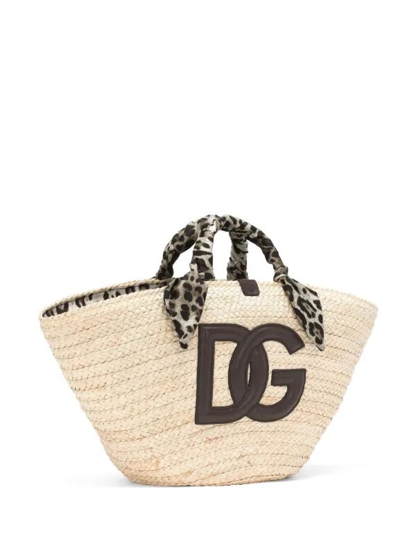 Dolce & Gabbana Medium Kendra logo-patch Tote Bag | Neutrals
