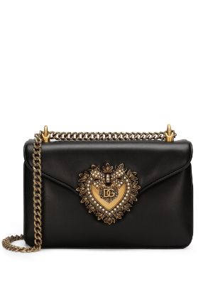 Dolce & Gabbana - The medium-sized white Devotion bag is embellished with  the exclusive bejewelled heart fastening. As a part of the Amore for  Scientific Research project, proceeds from online sales will