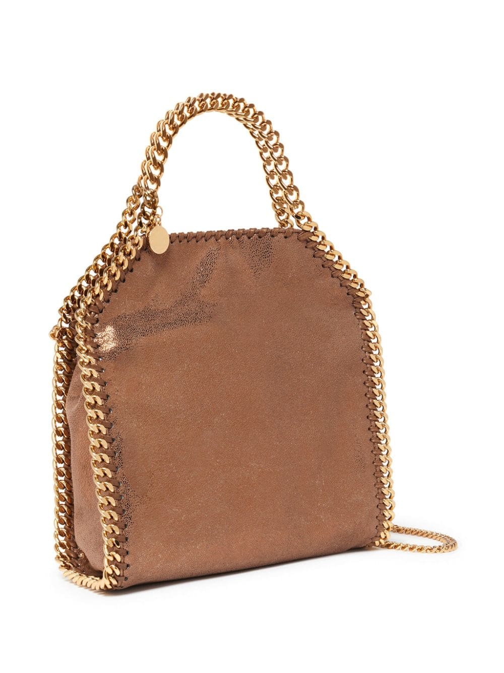 Stella McCartney Falabella mini shopper Goud