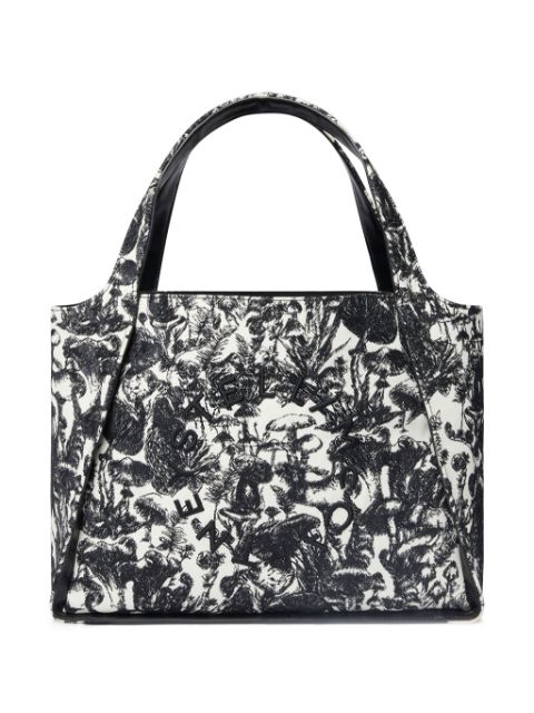 Stella McCartney Logo Fungi Forest-print tote bag Women