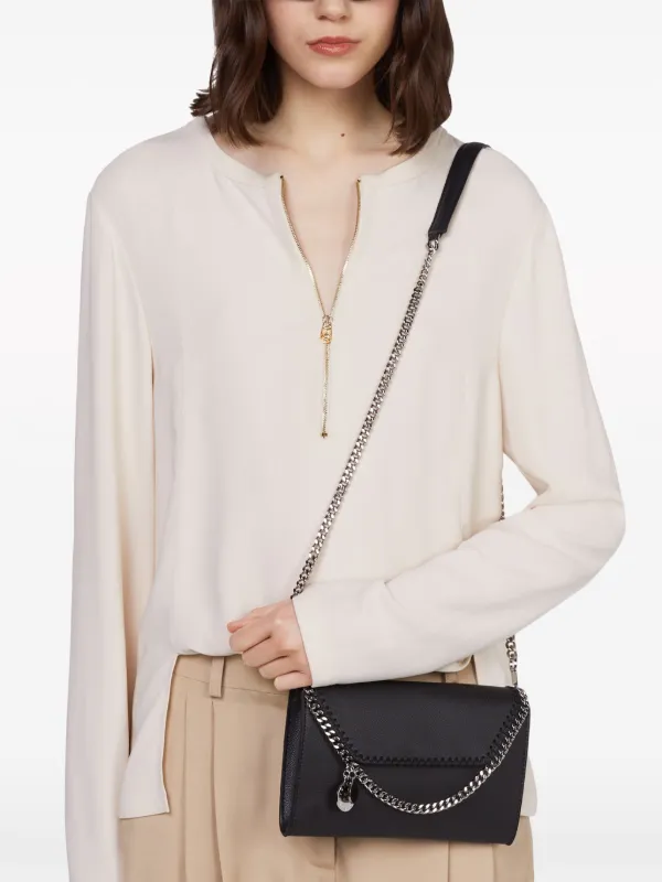 Stella McCartney Falabella logo charm MIRUM Shoulder Bag Farfetch