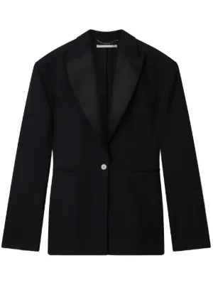 STELLA McCARTNEY テーラードジャケット 黒 2318625A0027 STELLA McCARTNEY（ステラマッカートニー）テーラードジャケット