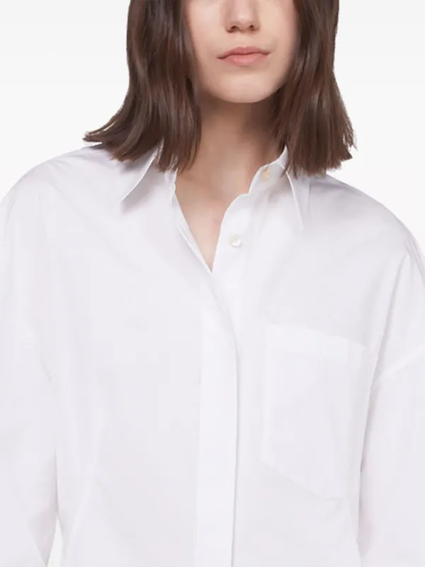 【送料&関税込】Stella McCartney Poplin Shirt Minidress Stella McCartney Poplin Shirt Minidress | White | FARFETCH JO