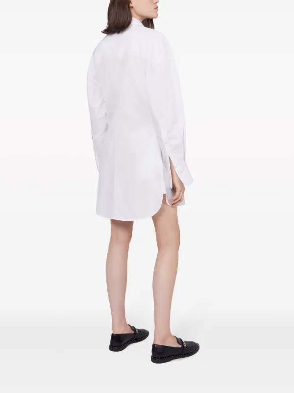【送料&関税込】Stella McCartney Poplin Shirt Minidress Stella McCartney Poplin Shirt Minidress | White | FARFETCH ID