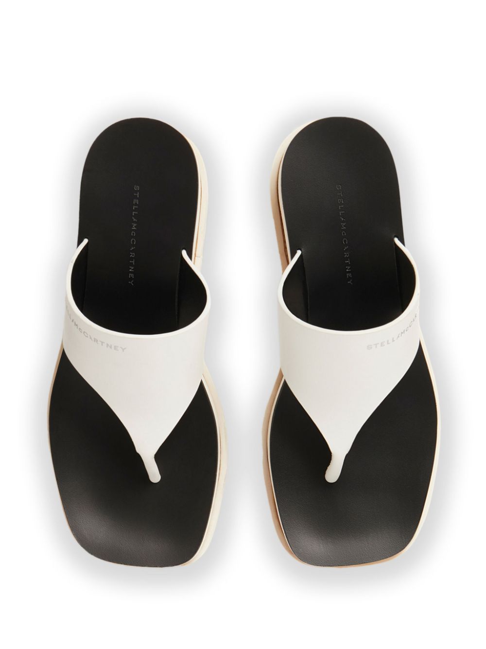 Shop Stella Mccartney 80mm Sneak-elyse Platform Sandals In White