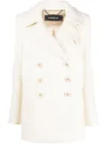Barbara Bui notch-lapels felted peacoat - Neutrals