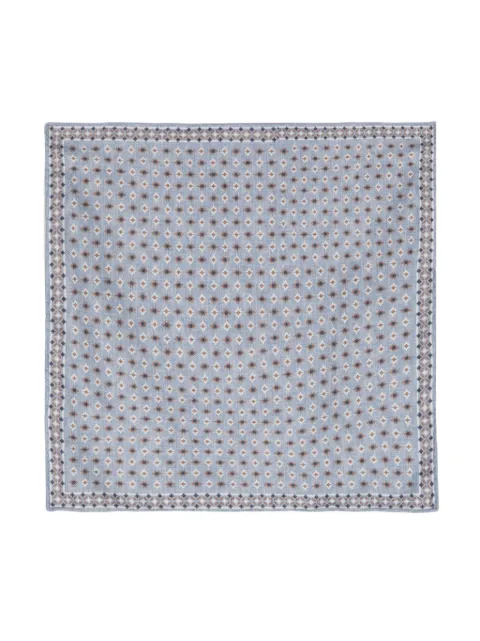 Brunello Cucinelli geometric-print silk handkerchief