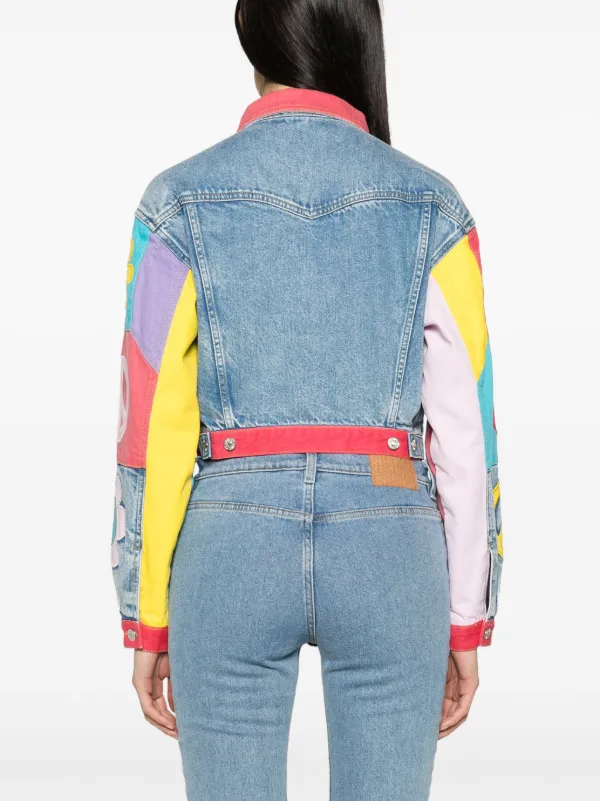 MOSCHINO JEANS スウェードジャケット 総柄 XL - メルカリ