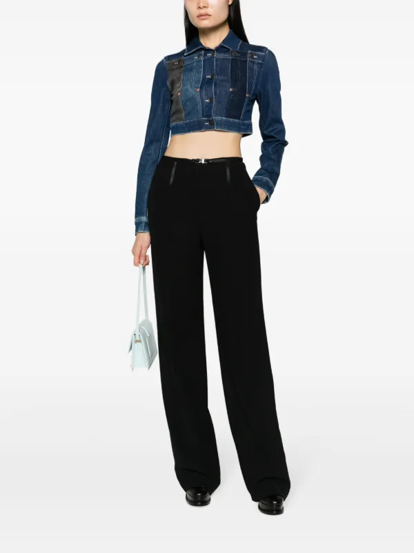Veste Moschino Jeans Taille 40 – Courte, Noir, Coton-élasthanne – Occasion En Excellent état