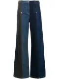 MOSCHINO JEANS high-waisted wide-leg jeans - Blue