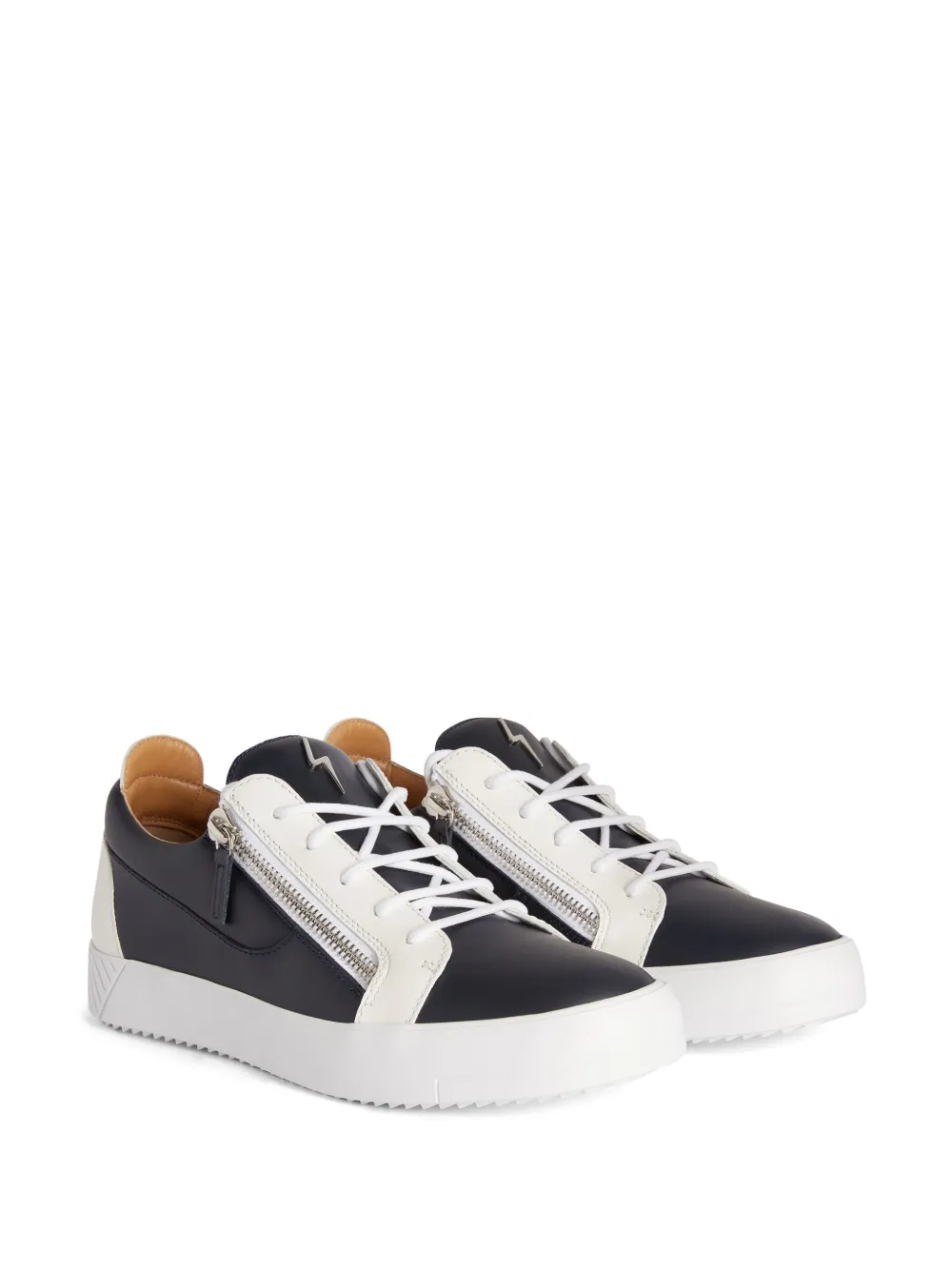 Giuseppe Zanotti Frankie sneakers met vlakken - Zwart