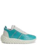 Giuseppe Zanotti Urchin lizard-print sneakers - Blue