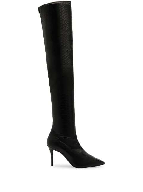 Giuseppe Zanotti botas Makanzie con efecto de piel de cocodrilo