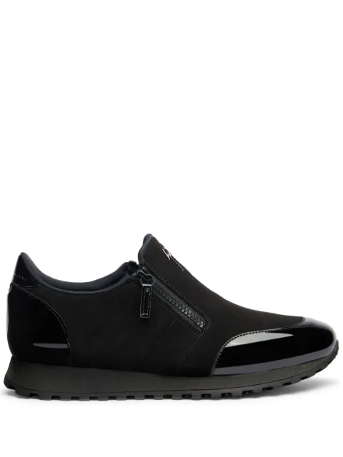 Giuseppe Zanotti Idle Run suede zip-up loafers