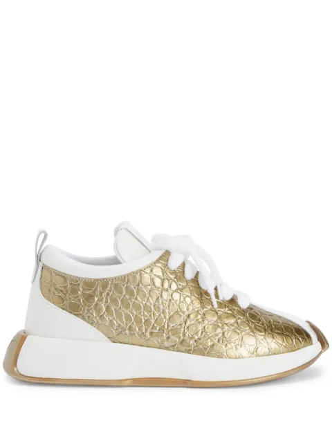 Giuseppe Zanotti Ferox crocodile-print sneakers