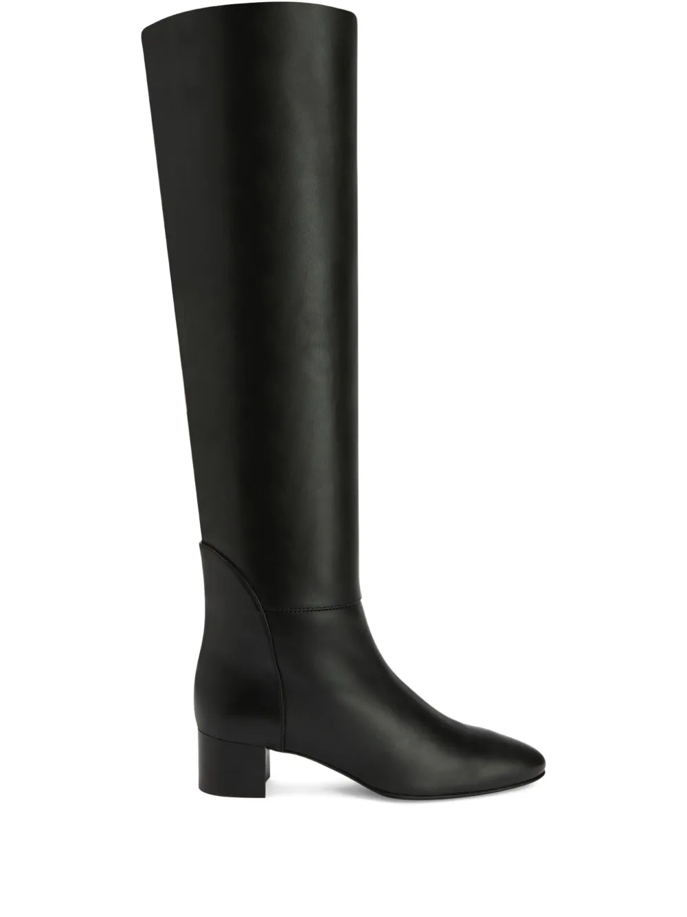 Giuseppe Zanotti 45mm knee-high block-heel boots Black