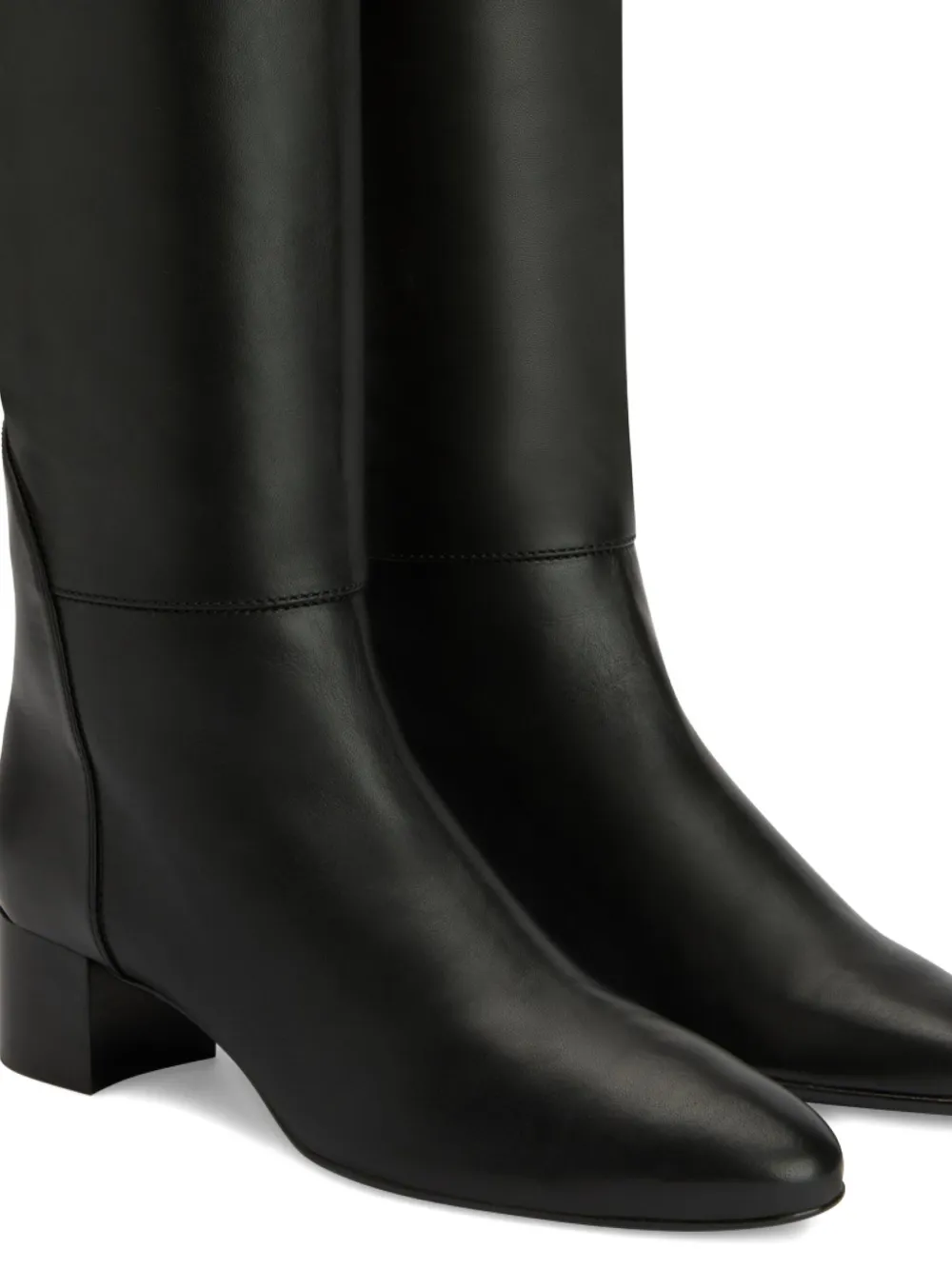 Giuseppe Zanotti 45mm knee-high block-heel boots Black