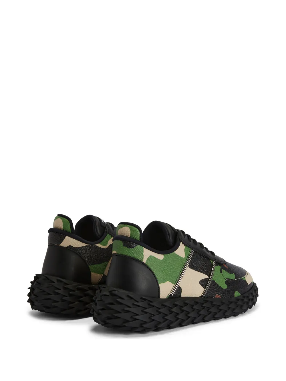 Giuseppe Zanotti Urchin camouflage-print leather sneakers Black